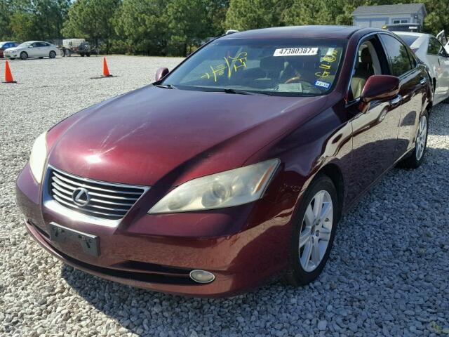 JTHBJ46G872135905 - 2007 LEXUS ES 350 BURGUNDY photo 2