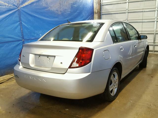 1G8AJ55F96Z165068 - 2006 SATURN ION LEVEL SILVER photo 4