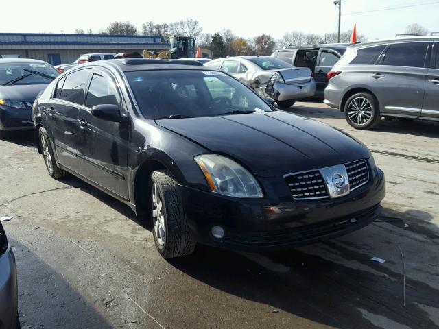 1N4BA41E14C879283 - 2004 NISSAN MAXIMA SE BLACK photo 1