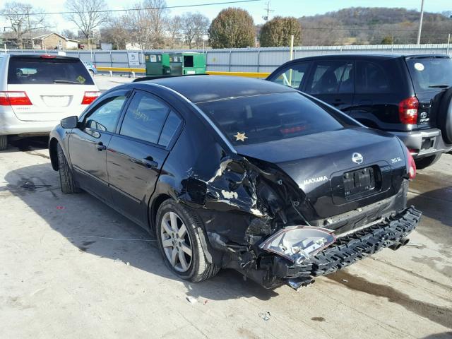 1N4BA41E14C879283 - 2004 NISSAN MAXIMA SE BLACK photo 3