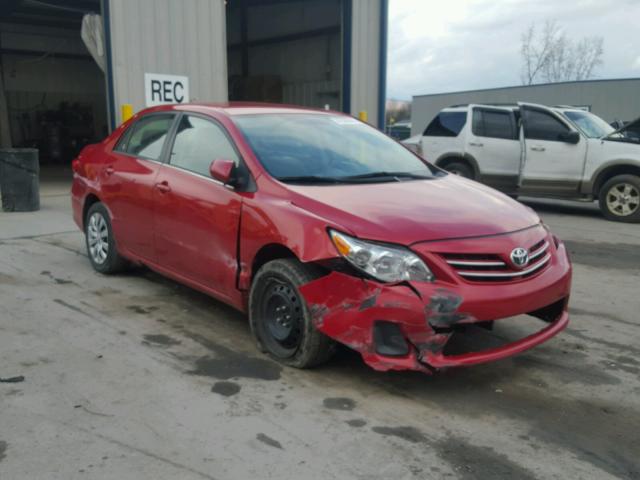 2T1BU4EEXDC923882 - 2013 TOYOTA COROLLA BA RED photo 1