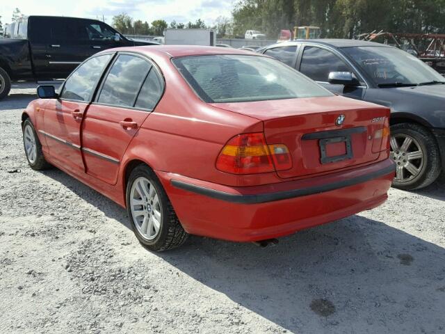 WBAET37495NJ87298 - 2005 BMW 325 I RED photo 3