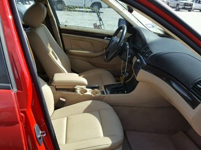 WBAET37495NJ87298 - 2005 BMW 325 I RED photo 5