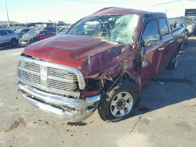 3C63D3NL8CG157367 - 2012 DODGE RAM 3500 L RED photo 2