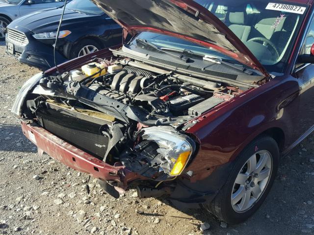 1MEHM40197G607456 - 2007 MERCURY MONTEGO LU MAROON photo 9