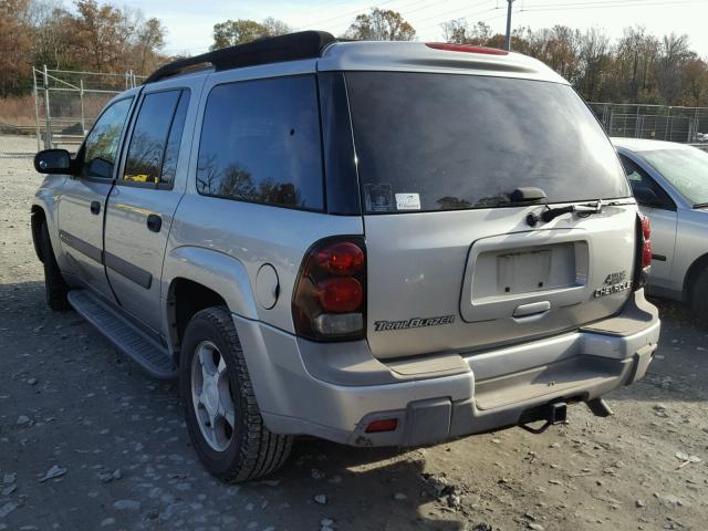 1GNES16S146141751 - 2004 CHEVROLET TRAILBLAZE SILVER photo 3