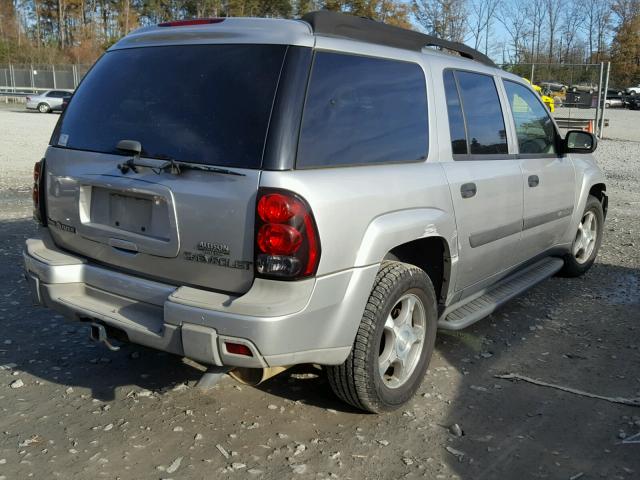 1GNES16S146141751 - 2004 CHEVROLET TRAILBLAZE SILVER photo 4