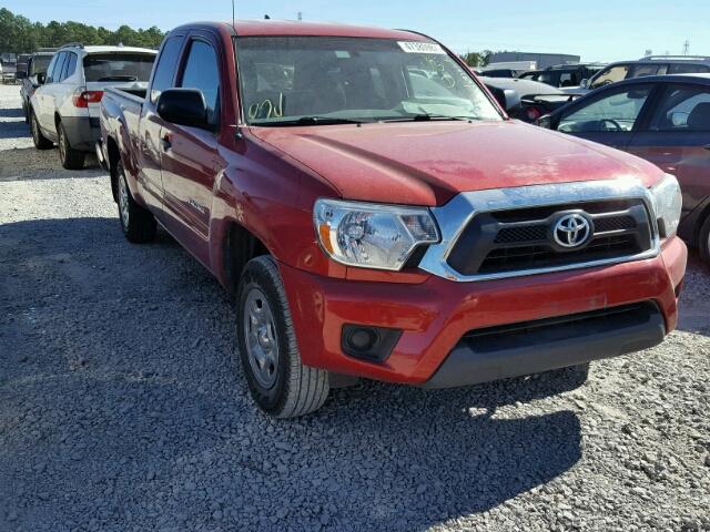 5TFTX4CN2EX046841 - 2014 TOYOTA TACOMA ACC RED photo 1