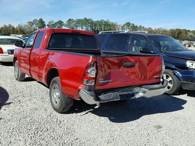 5TFTX4CN2EX046841 - 2014 TOYOTA TACOMA ACC RED photo 3