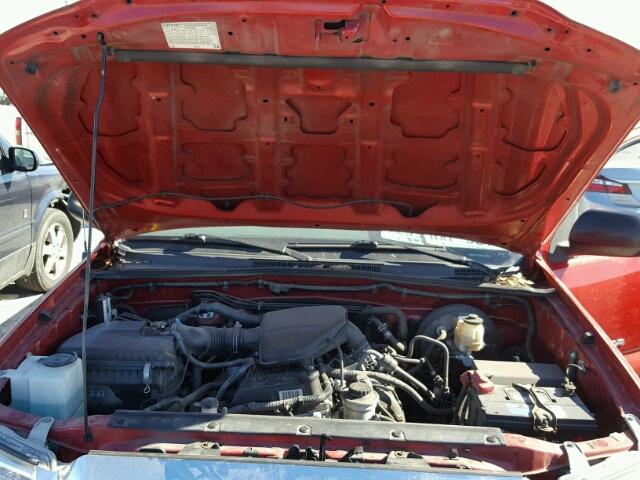 5TFTX4CN2EX046841 - 2014 TOYOTA TACOMA ACC RED photo 7