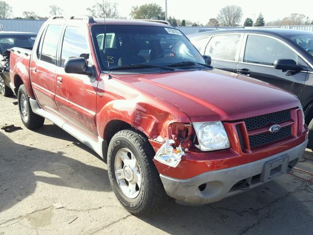 1FMZU77E61UA66080 - 2001 FORD EXPLORER S RED photo 1