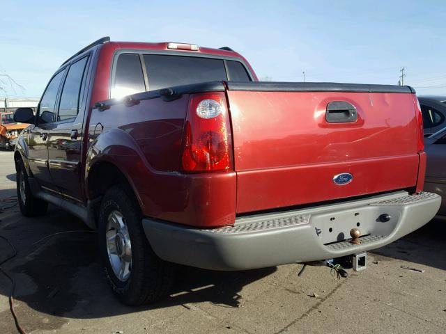 1FMZU77E61UA66080 - 2001 FORD EXPLORER S RED photo 3