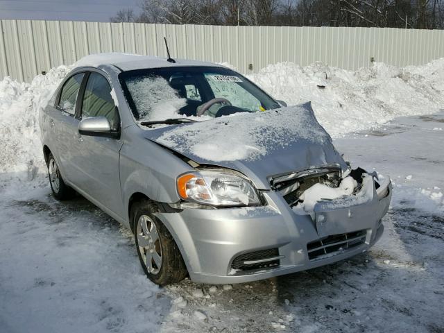 KL1TD5DE3BB162398 - 2011 CHEVROLET AVEO LS SILVER photo 1