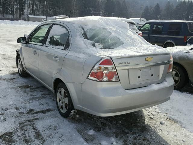 KL1TD5DE3BB162398 - 2011 CHEVROLET AVEO LS SILVER photo 3
