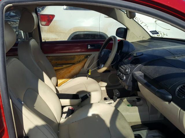 3VWRR31C56M420265 - 2006 VOLKSWAGEN NEW BEETLE 红色 照片 5
