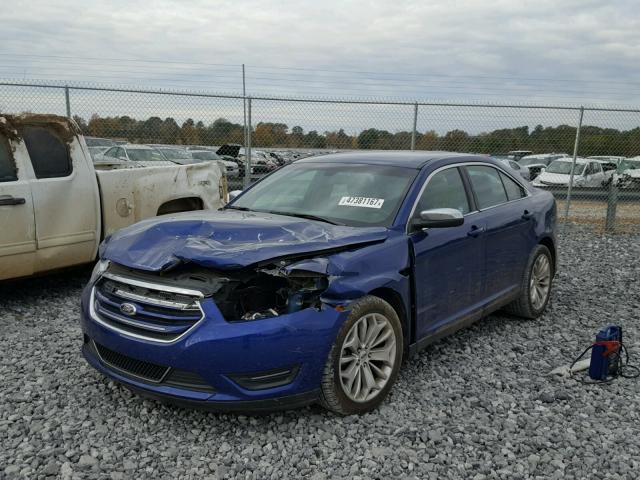 1FAHP2F89FG109022 - 2015 FORD TAURUS LIM BLUE photo 2