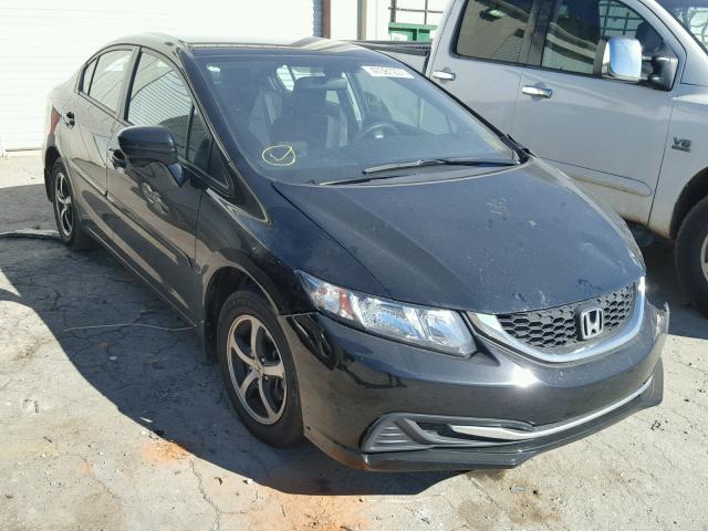 19XFB2F73FE021476 - 2015 HONDA CIVIC SE BLACK photo 1