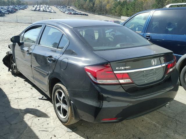 19XFB2F73FE021476 - 2015 HONDA CIVIC SE BLACK photo 3