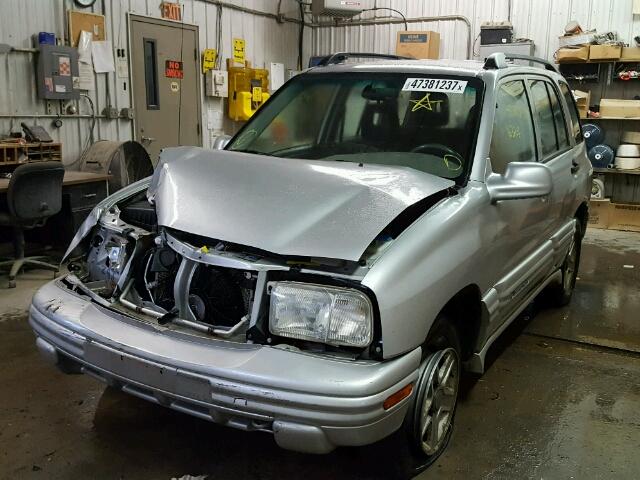 2CNBJ634236923319 - 2003 CHEVROLET TRACKER LT SILVER photo 2