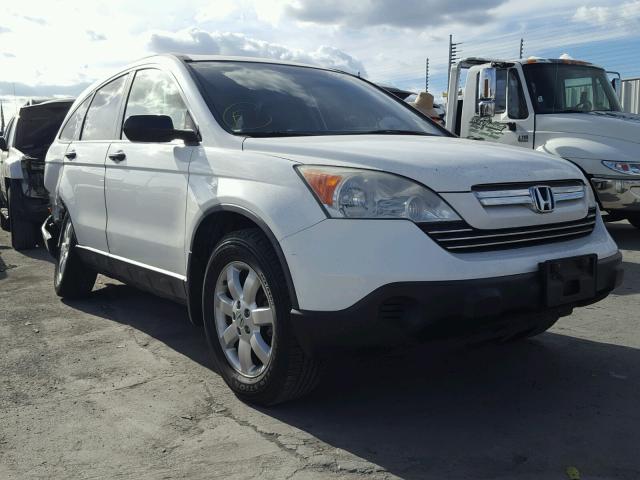 JHLRE38528C007278 - 2008 HONDA CR-V EX WHITE photo 1