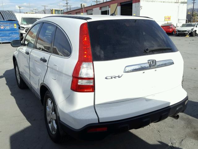 JHLRE38528C007278 - 2008 HONDA CR-V EX WHITE photo 3