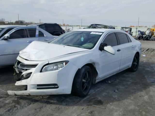 1G1ZC5EB9AF131036 - 2010 CHEVROLET MALIBU 1LT WHITE photo 2