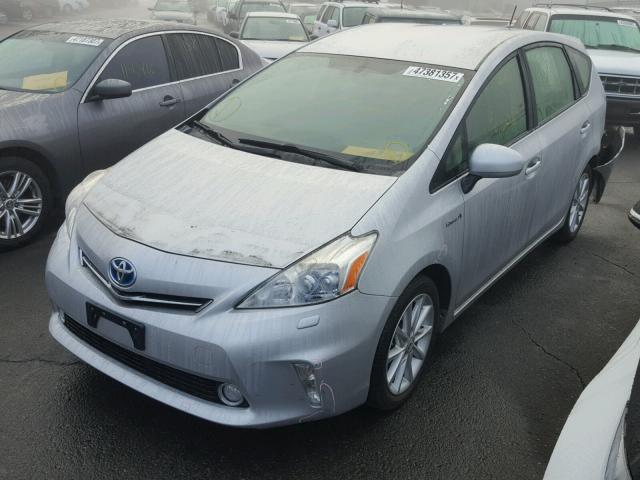 JTDZN3EU9C3177848 - 2012 TOYOTA PRIUS V SILVER photo 2