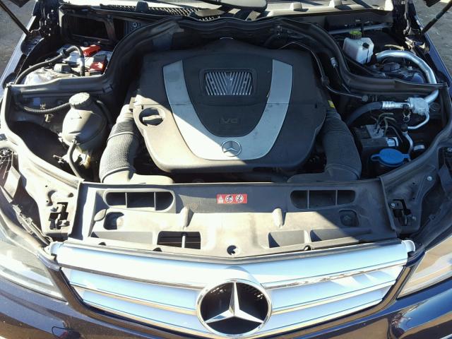 WDDGF8BB4CR239518 - 2012 MERCEDES-BENZ C 300 4MAT BLACK photo 7