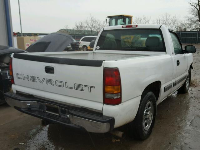 1GCEC14V22Z105081 - 2002 CHEVROLET SILVERADO WHITE photo 4