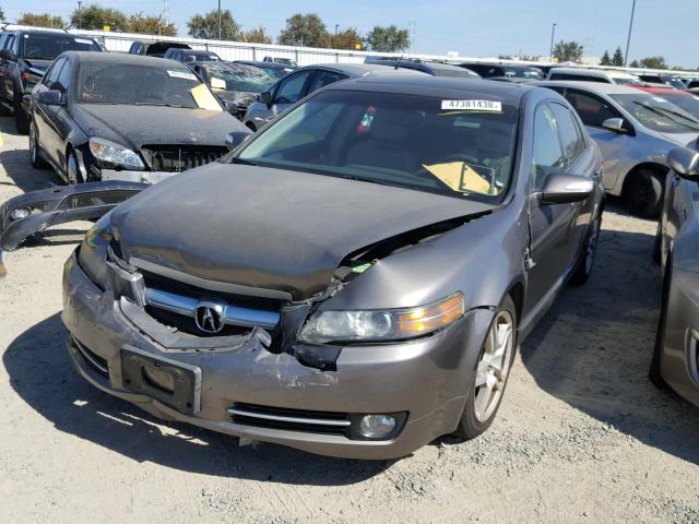 19UUA66277A026384 - 2007 ACURA TL GRAY photo 2