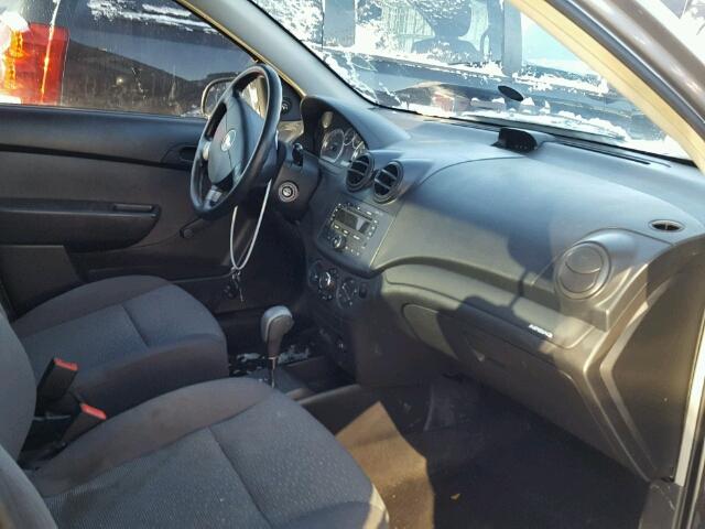 KL1TD55617B090700 - 2007 CHEVROLET AVEO BASE 银色 照片 5