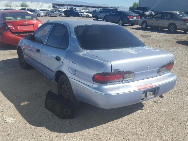 1Y1SK5265TZ041933 - 1996 GEO PRIZM BASE ლურჯი ფოტო 3