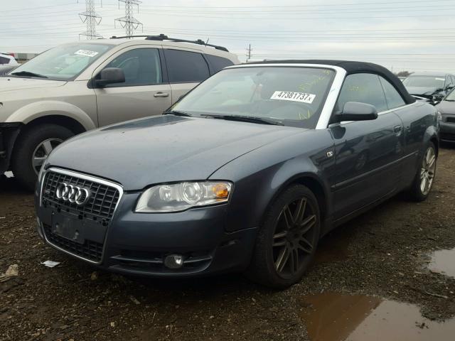 WAUDF48H99K009442 - 2009 AUDI A4 2.0T CA BLUE photo 2