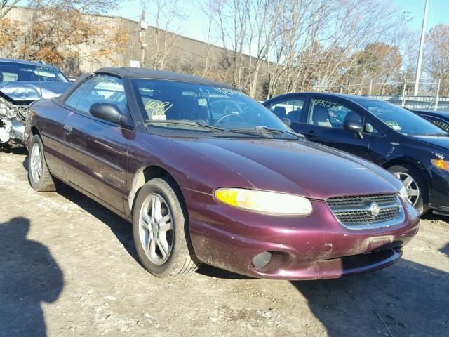 3C3EL45X3WT337885 - 1998 CHRYSLER SEBRING JX PURPLE photo 1