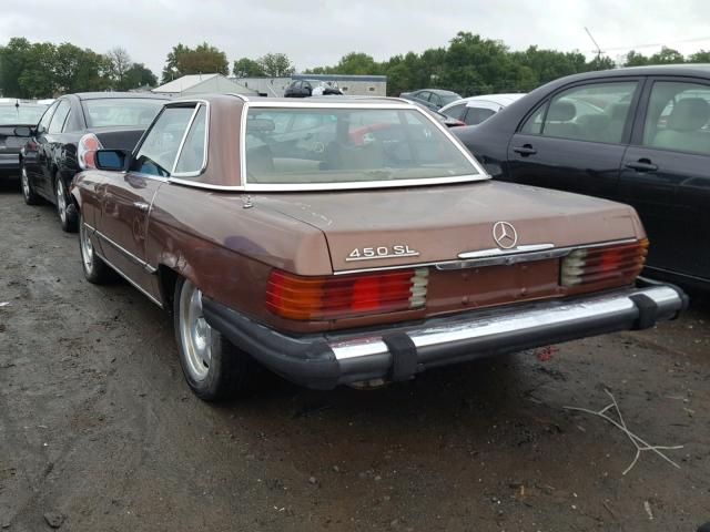 0704412042198 - 1977 MERCEDES-BENZ S 450 BROWN photo 3