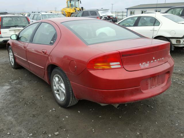 2B3HD46R91H638704 - 2001 DODGE INTREPID S RED photo 3