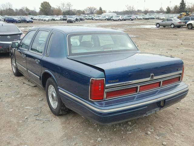 1LNLM81W9VY622281 - 1997 LINCOLN TOWN CAR E GREEN photo 3