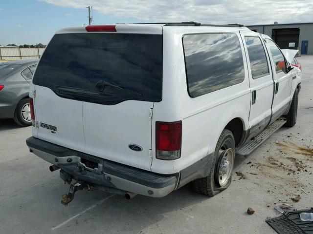 1FMNU40S93EA91453 - 2003 FORD EXCURSION WHITE photo 4