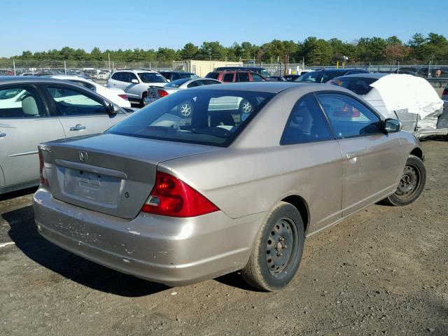 1HGEM22002L025874 - 2002 HONDA CIVIC EX GRAY photo 4