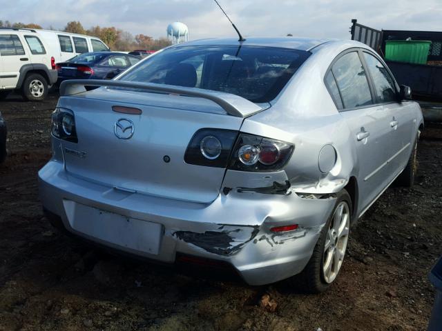 JM1BK32G091239585 - 2009 MAZDA 3 I SILVER photo 4