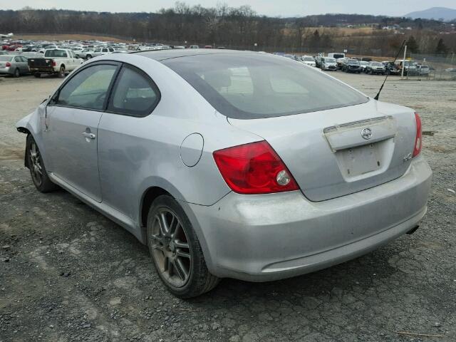 JTKDE167850031297 - 2005 TOYOTA SCION TC SILVER photo 3