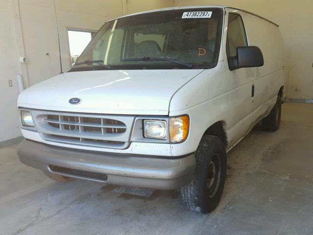 1FTRE14281HA09963 - 2001 FORD ECONOLINE WHITE photo 2