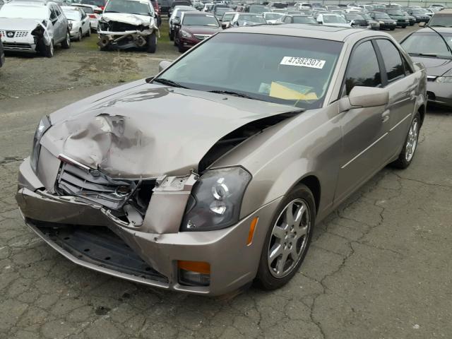 1G6DM57N130143003 - 2003 CADILLAC CTS BEIGE photo 2