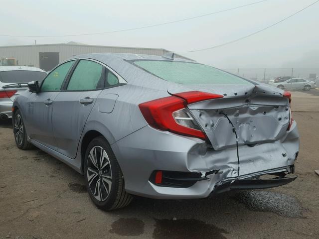 2HGFC1F74JH646071 - 2018 HONDA CIVIC EXL 银色 照片 3