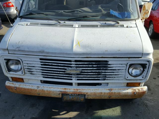 CGY154U180765 - 1974 CHEVROLET VAN WHITE photo 7