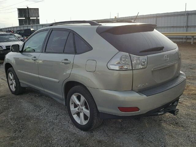 2T2HA31U94C007412 - 2004 LEXUS RX 330 GREEN photo 3