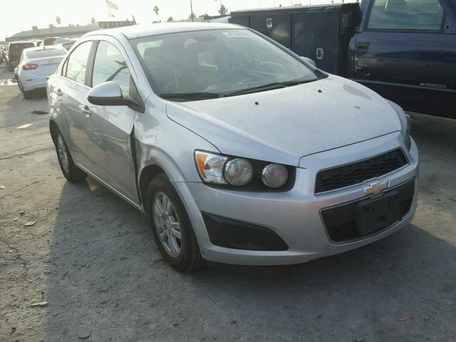 1G1JC5SG2D4168457 - 2013 CHEVROLET SONIC LT SILVER photo 1