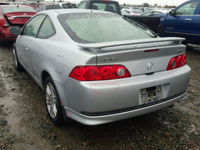 JH4DC54895S010283 - 2005 ACURA RSX SILVER photo 3