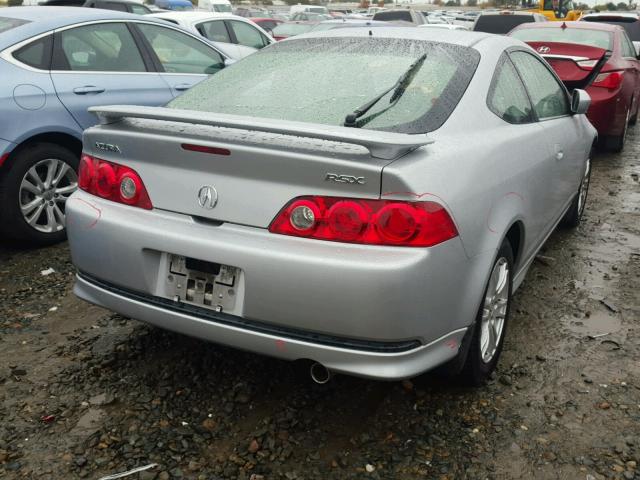 JH4DC54895S010283 - 2005 ACURA RSX SILVER photo 4