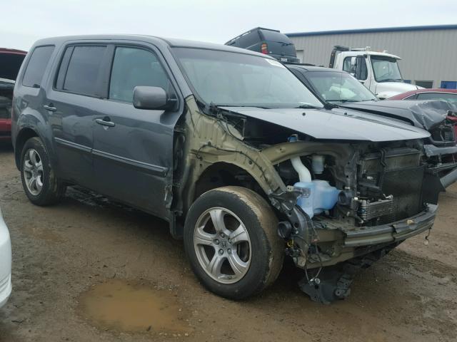 5FNYF4H47CB004343 - 2012 HONDA PILOT EX GRAY photo 1